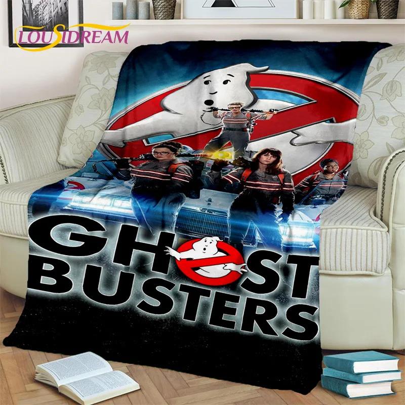 G-Ghostbusters Cartoon-Film-Decke, weiche Flanell-Überwurfdecke für Zuhause, Schlafzimmer, Bett, Sofa, Picknick, Büro, Wandern, Freizeit, Nickerchen, Geschenk