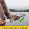 2025 Christmas Countdown Calendar 24 Day Freshwater Saltwater Christmas Count Down Fishing Lures And Accessories For Lake Stream