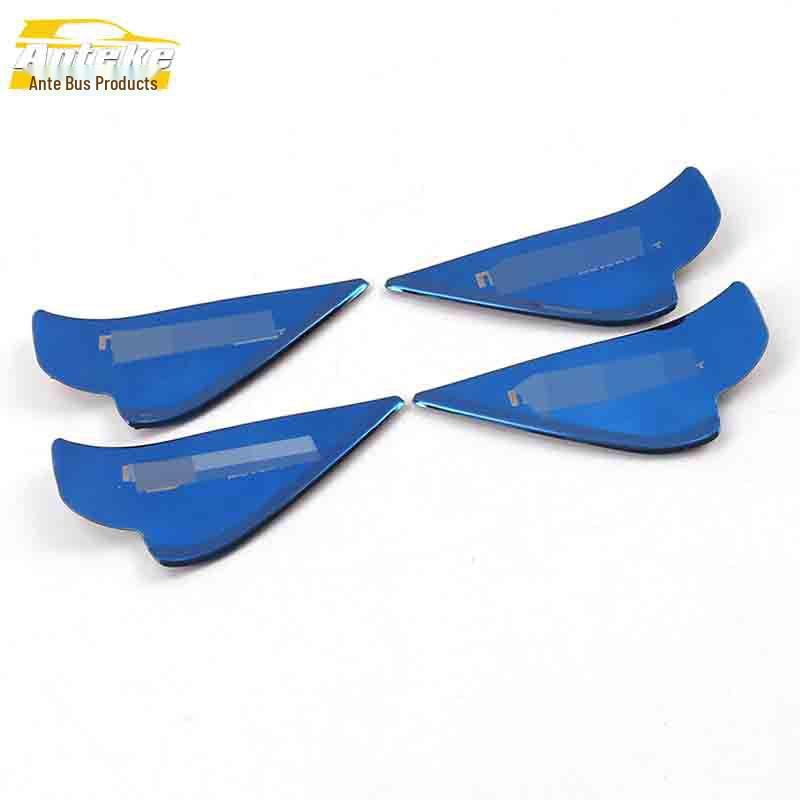 CX-4 Stainless Steel Interior Door Bowl Protective Film with Logo Sequin - Anti-Scratch Decorative Sticker