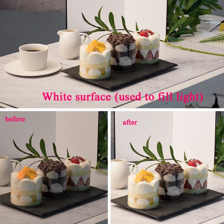 3-in-1 Reflective Board A3 Cardboard Folding Light Diffuser Board (White + Black + Gold)