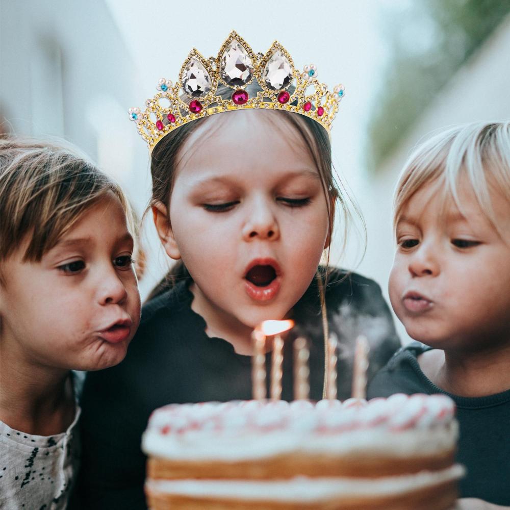 Rhinestone Tiara Handmade Wedding Princess Crown Bling Bling Pearl Headband Tiaras for Girls