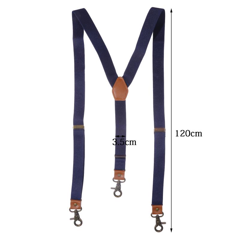 Vintage Men'S Suspenders New 3 Hooks Suspenders Man For Pants Casual Mens Trouser Suspenders Fashion Adjustable Women'S Braces