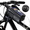 EVA,TPU Bike Front Frame Bag Rainproof Bike Bag Top Tube  Phone Viewing During Cycling