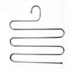 1pc Stainless Steel Multifunctional S Shaped Storage Pants Rack Magic 5 Layers Hanger