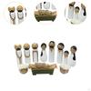 Wood Art Crafts Religious Tabletop Ornament Home Decorative Christmas Decoration Nativity Scene
