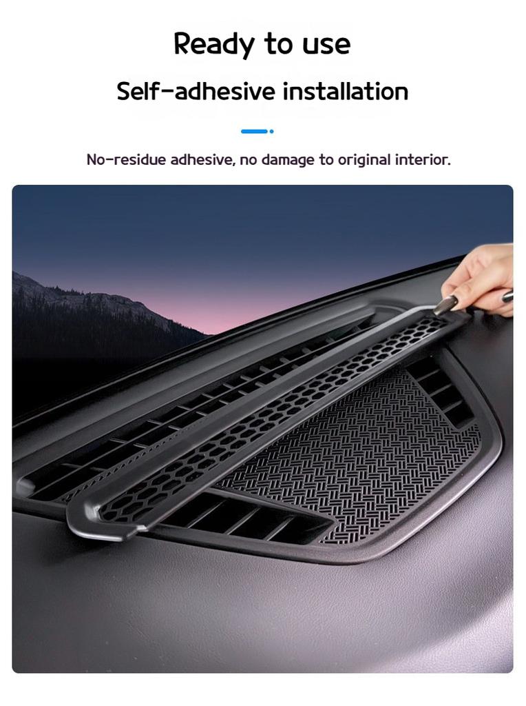 For BMW X1 Ix1 U11 2025-2026 Car Nstrument Control Console Air Outlet Mask Dust-proof Air Conditioner Anti-blockage Sticker