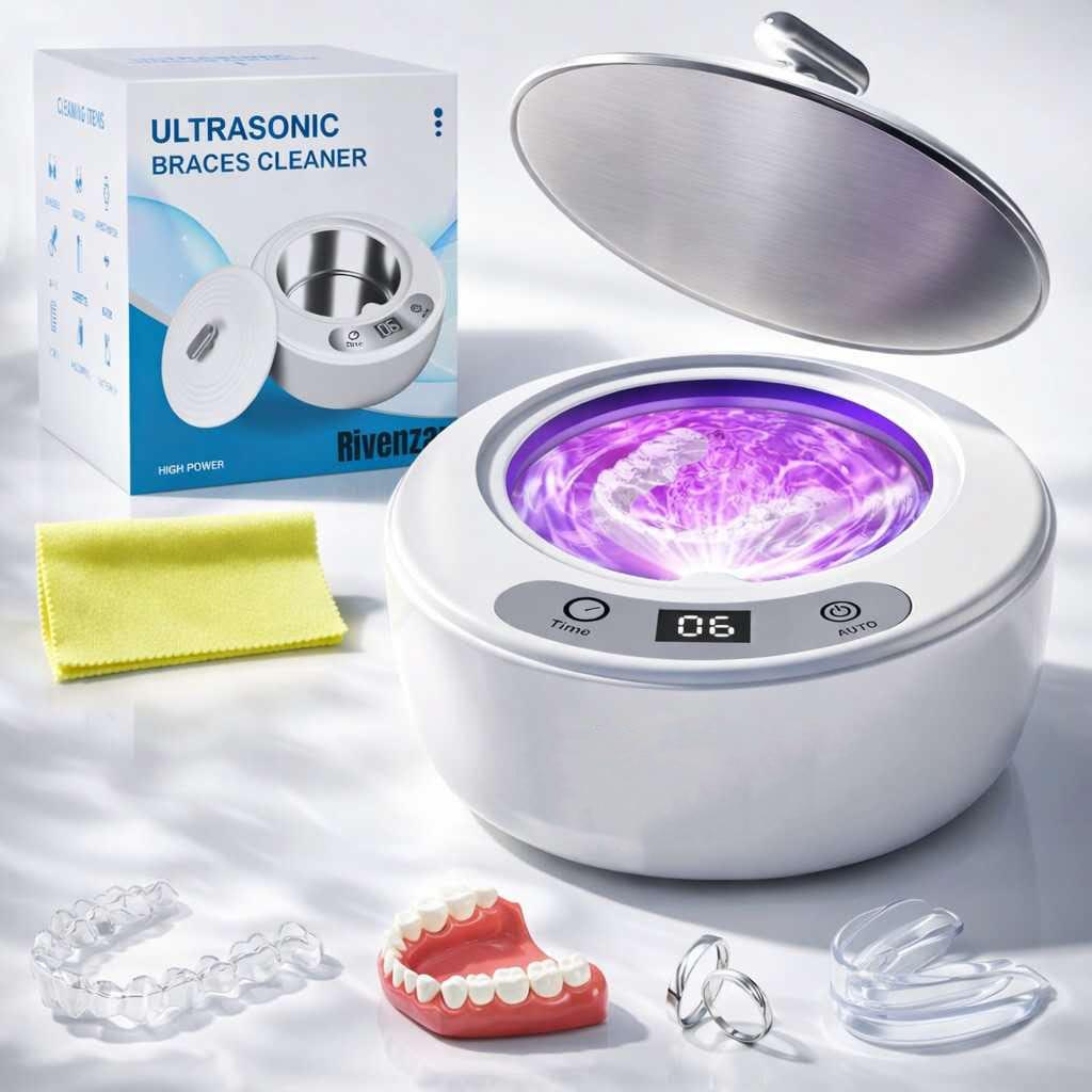 Ultrasonic Eyeglass and Jewelry Cleaner, 650ML Capacity