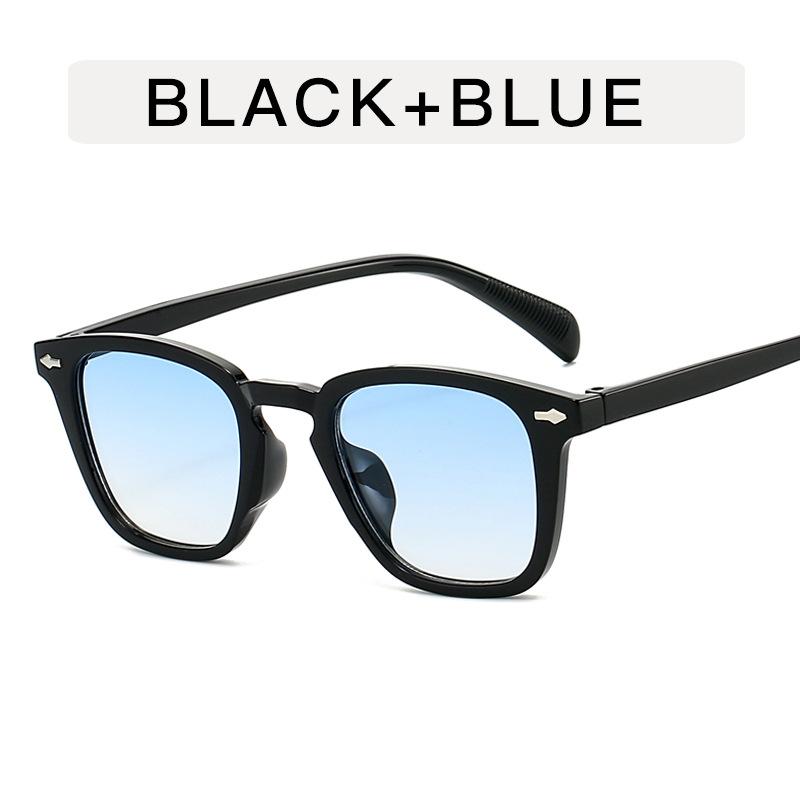Square Shape Eyeglass Frames Women Rivets Decoration Anti Blue Light Men Glasses Campus Style Glasses Women