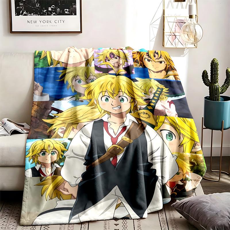 The Seven Deadly Sins Theme Blanket Suitable For The Sofa Camping And Travel Made Of Soft Flannel Material An Ideal Gift For Occasions Such As Birthda