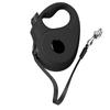Retractable Dog Leash Tangle Free Pet Traction Extendable Telescopic Walking Leash Black M Fit