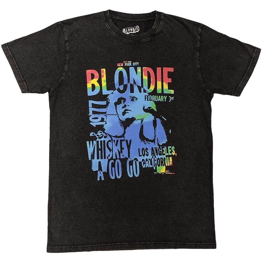 Blondie Unisex T-Shirt: Whiskey A Go Go (Medium) S