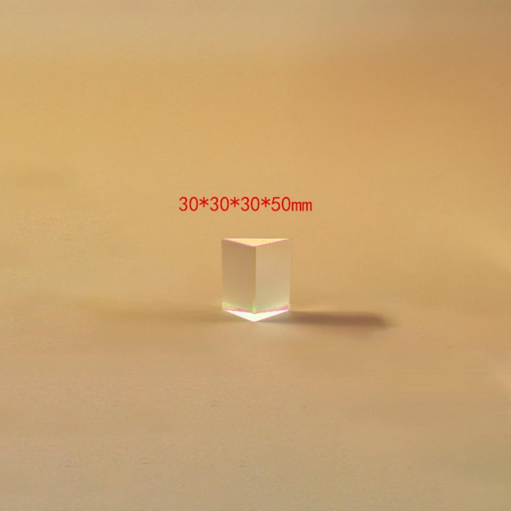 

Portable Crystal Glass Triangular Prism Clear Triangular Rainbow Prisma Optical Refraction Prisma Photographic