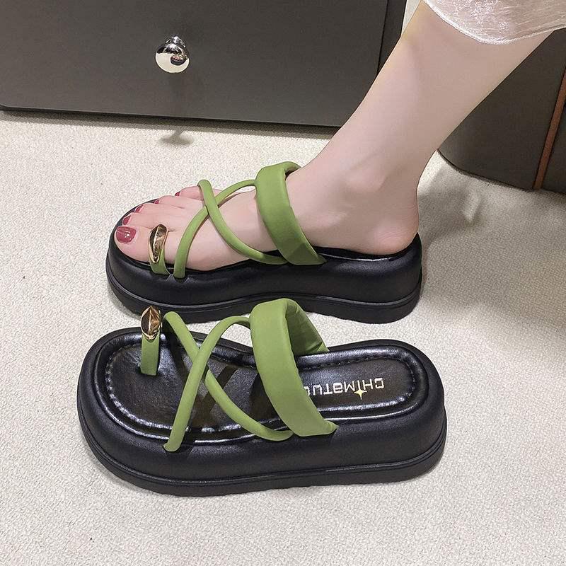 Women's Trendy Retro Metal Toe Ring Sandals - Summer 2025 Fashion for Outdoor Wear