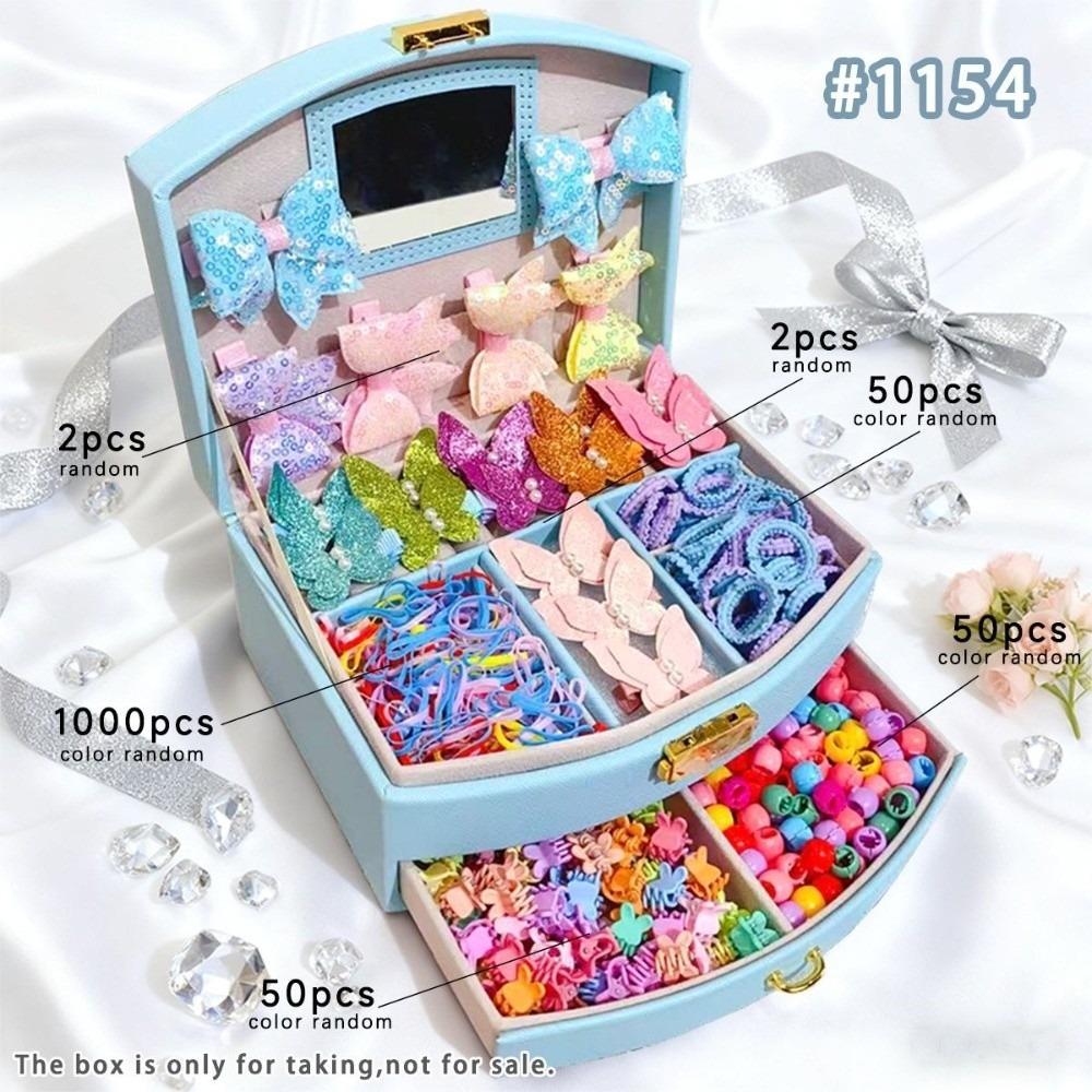 High Elastic Hair Accessories Set Colorful Hair Ties Flower Girls Hair Bands  Girls Children