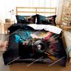 Vintage Camera Duvet Cover Fashion Comforter Bedding set Soft Quilt Cover and Pillowcases for Teens Boy SingleDoubleQueenKing