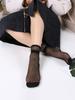 10 pairs of ultra-thin solid color women's short socks with summer lace