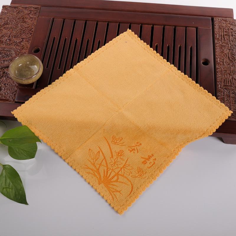 Gongfu Tea Ceremony Absorbent Table Towel Set Thickened 30x30