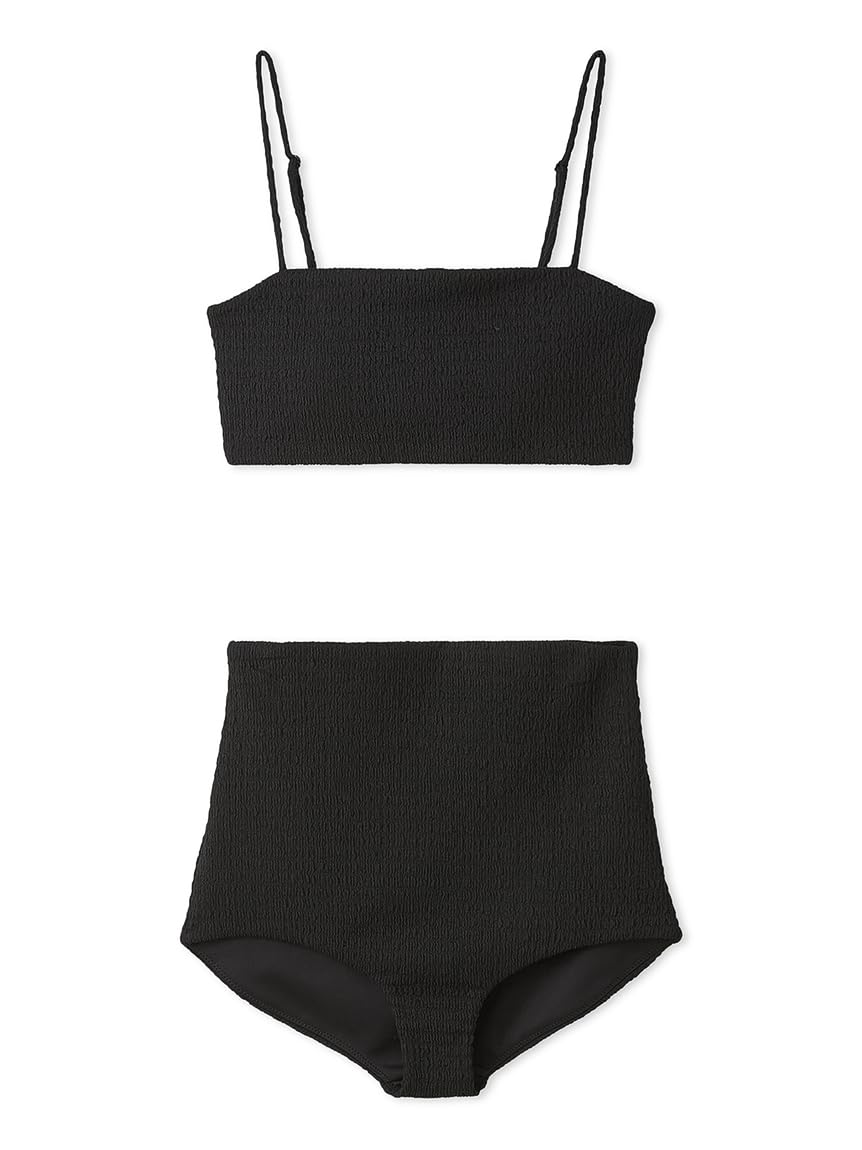 

Комплект: Топ-бандо на бретелях и брюки с высокой талией 09WGG251596 BLK [Mira Owen] Женский чёрный