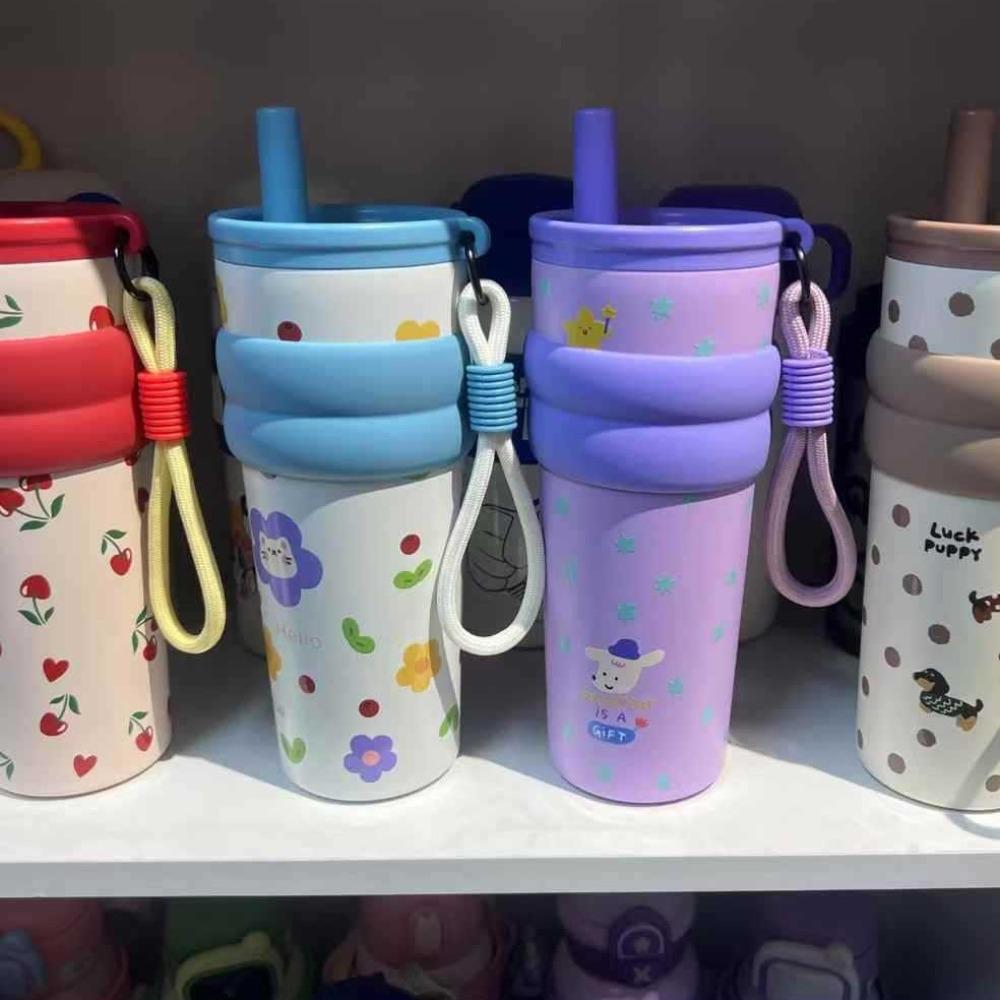 Stainless Steel Insulation Cup High-Capacity Vacuum Flask Portable Vacuum Cup  Travel