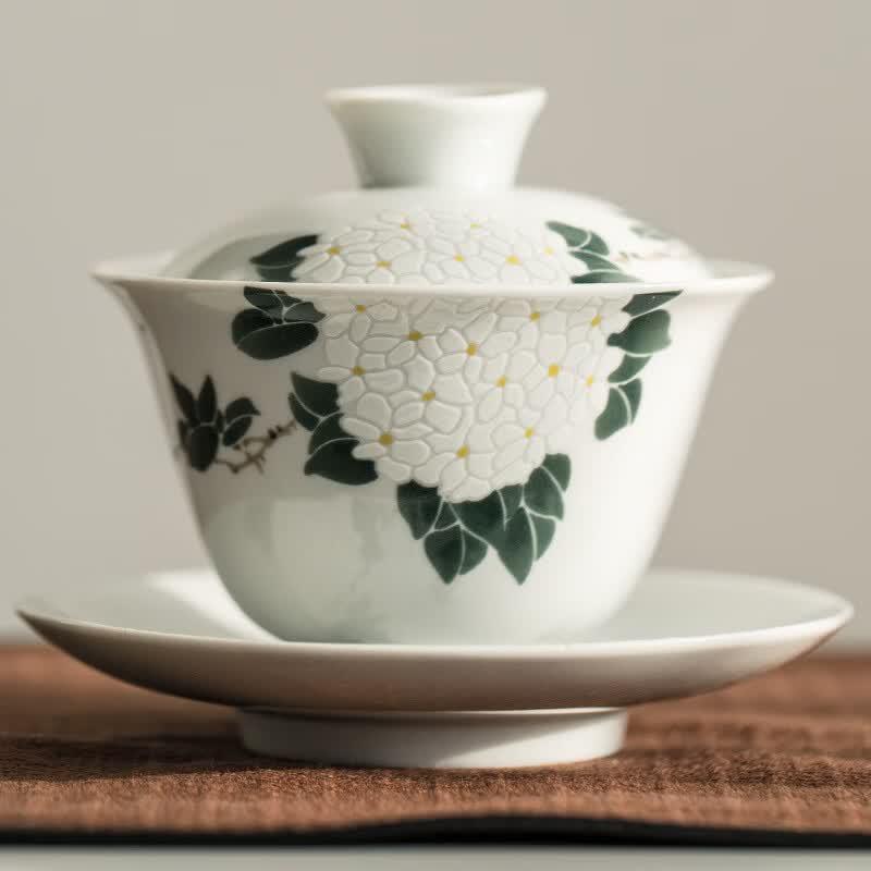 Lailuo Handmade Ceramic Gaiwan Tea Bowl