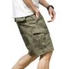 Summer Men's Five Quarter Pants Workwear Shorts Casual Loose Fit Running Pants