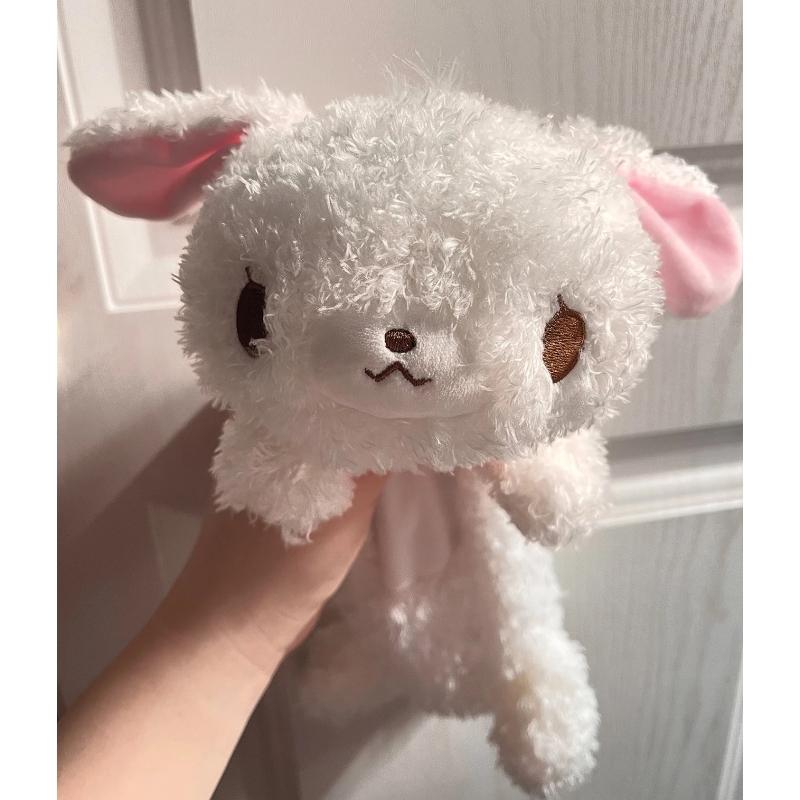 Cute Fluffy Bunny Pencil Case Cartoon Plush Pen Bag Soft Girly Stationery Storage Pouch Creative Gift