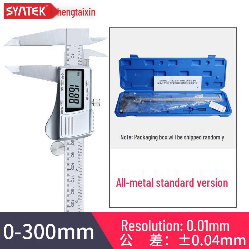 Șubler digital Vernier din oțel inoxidabil de înaltă precizie Syntek 0-150/200/300mm