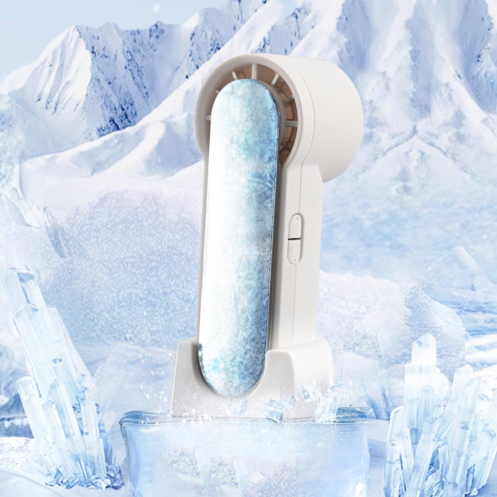 

Hosiakly Handheld Fan with Mini Heat Heatstroke Japanese Instruction Manual Included Fan, Portable, USB-C Rechargeable, Handheld/Tabletop Base,