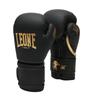 LEONE 1947 Boxing Unisex Training Synthetic Velcro Closure Black GN059D Gloves, [IDOL] Gloves, Leather, (10oz), [Authentic]