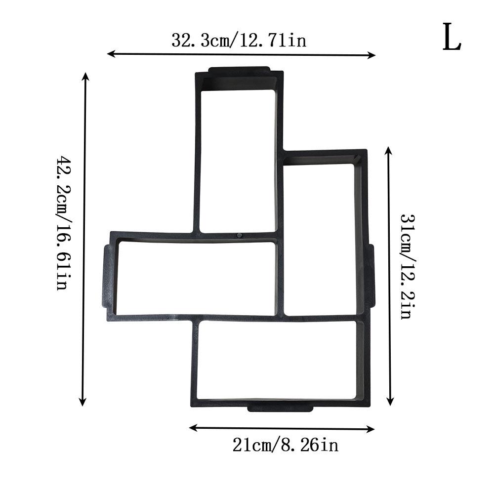 DIY Garden Paving Concrete Mold for Embossed Floor