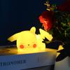 12cm Pokemon Pikachu Night Light Anime Figure Cute Bedside Lamp For Bedrooms Ornaments Children's Luminous Toys Christmas Gift