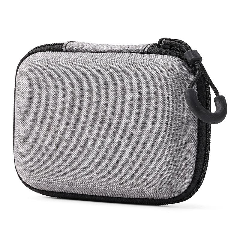 EVA Zipper Earphone Case: Bluetooth Earphone Storage Bag with Cable Organizer
