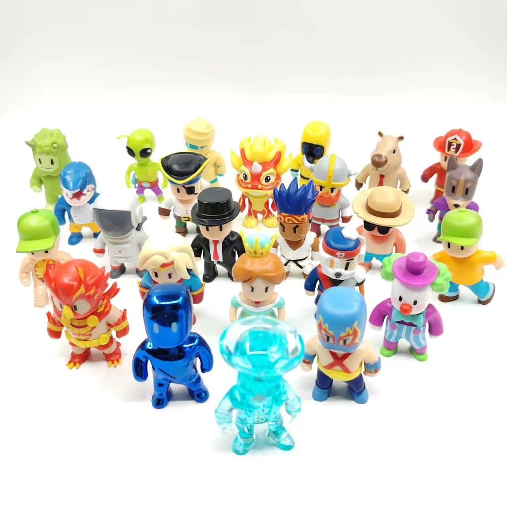 New Stumble Guys Original Action Figure Kawaii Anime Game Model Statue Multiplayer Type Collection Kids Birthday Gift Toy PVC Poseable Articulated