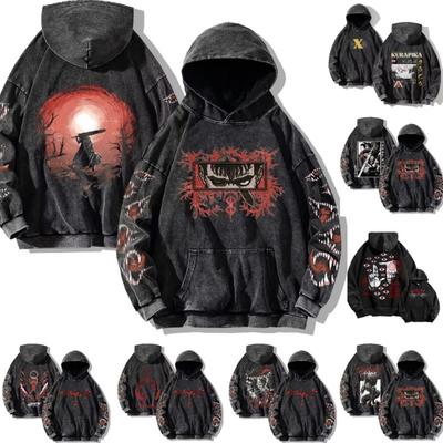 Anime Hunter X Hunter Huvtröjor Manga Tryckta Huvtröjor För Män Harajuku Pullover Kvinnor Sweatshirts Kläder
