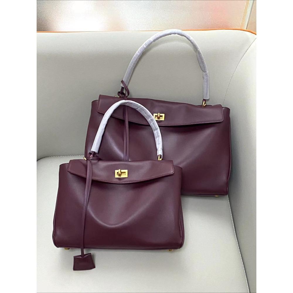 26 Nieuwe leren damestas Napa leer alligatormotief mat leer R-o-d-eo casual tas met grote inhoud