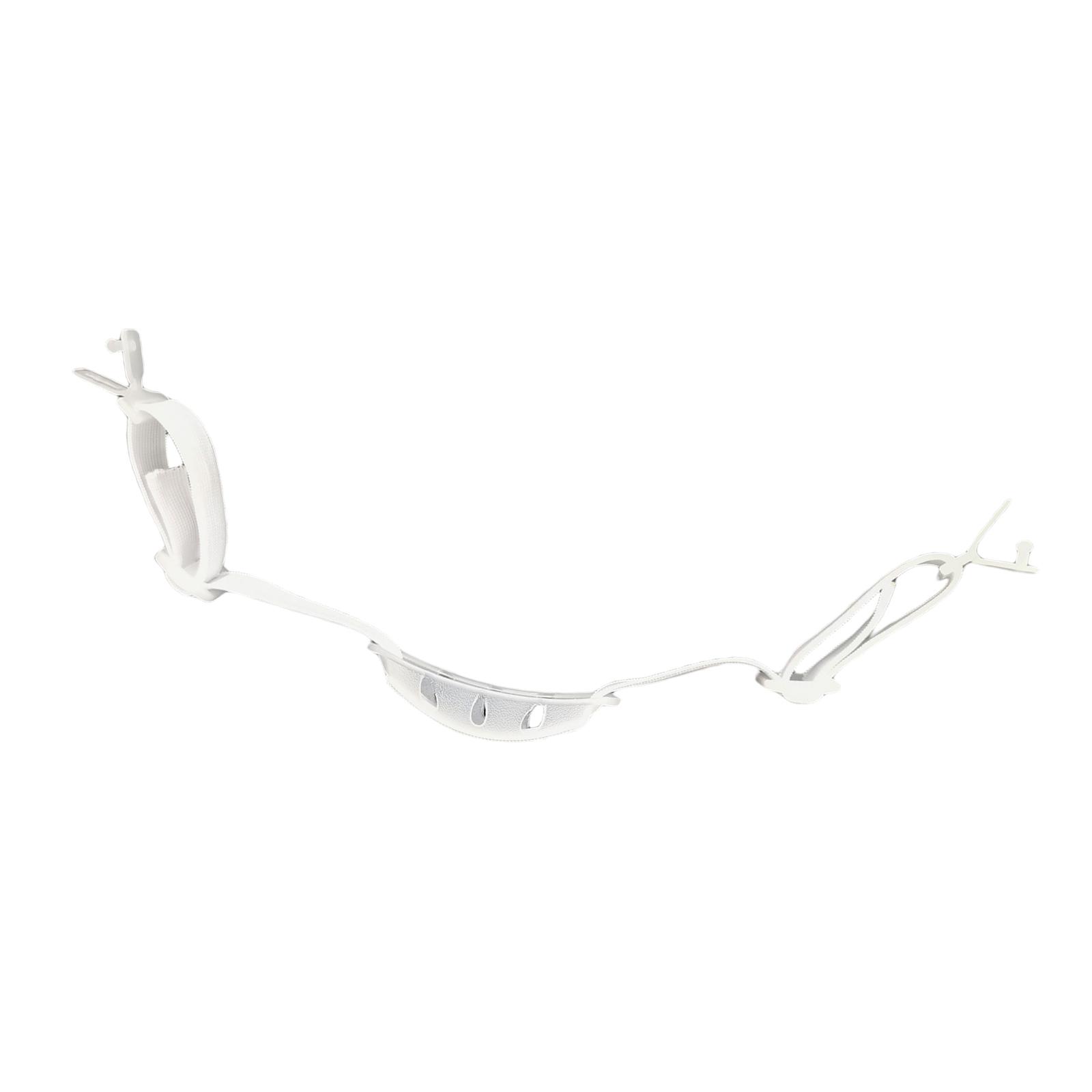

Helmet Chin Strap Fittings Lanyard Polyester Durable Foot Ball Chin Strap Chin Band for Adults Skiing Biking Traveling Exercise білий