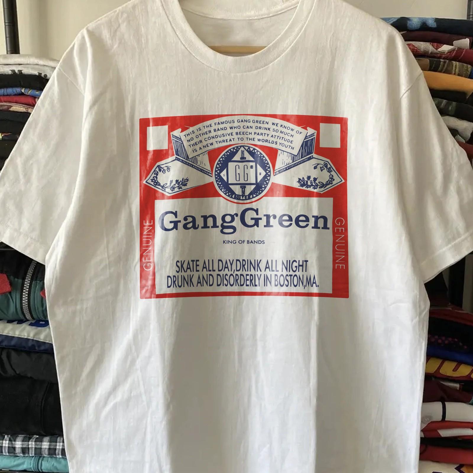 1997 Gang Green US Tour Promo T-Shirt White XXL S