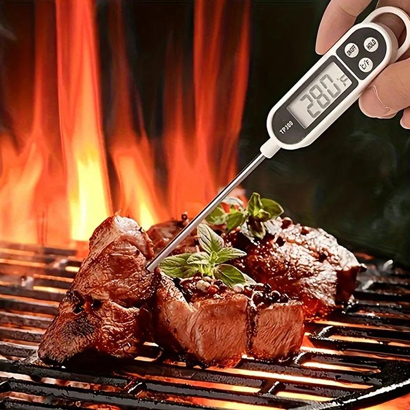 Digitales Lebensmittel-TP300 Küchen-Fleisch-Kochsonde BBQ Elektronisches Ofenwerkzeug
