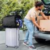 Heavy-Duty Oxford Hanging Garment Bag with Clear Window & Secure Buckle Straps - Half-Foldable Travel, Moving Closet Storage Bag