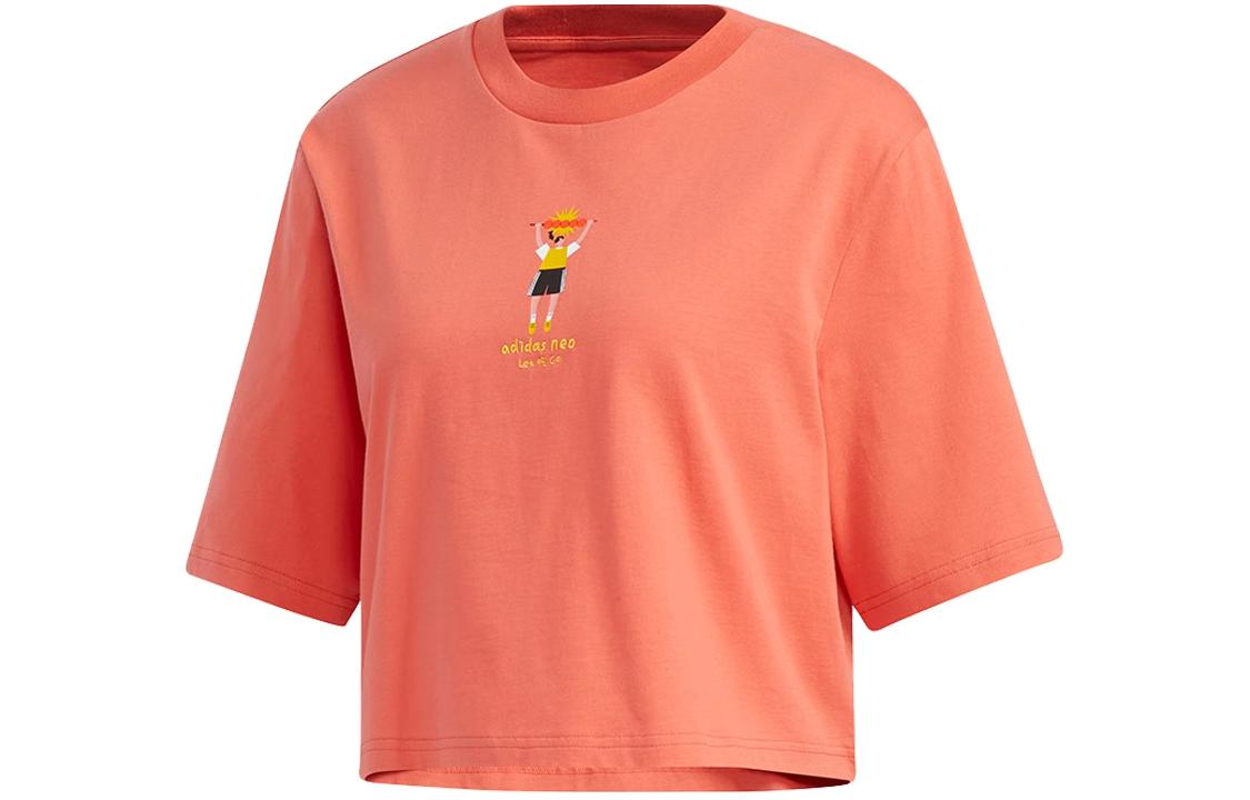Adidas Neo SS24 T Shirt Women s Light Red GP8573 M