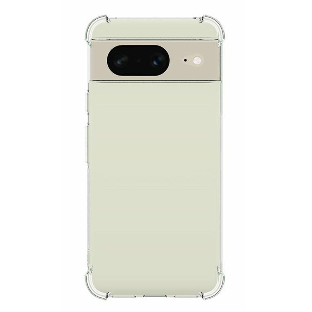 

For Google Pixel 8 Anti-slip TPU Phone Case Four Corner Airbag Shockproof Transparent Phone Cover A