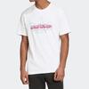 Adidas Logo Round Neck Short Sleeve T-Shirt Men T-Shirts White GD6009