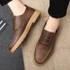New Dress Shoes Man Business Spring Autumn Leather Casual Office Social Shoe for Men Footwear Elegant and Classic 39 Clothing