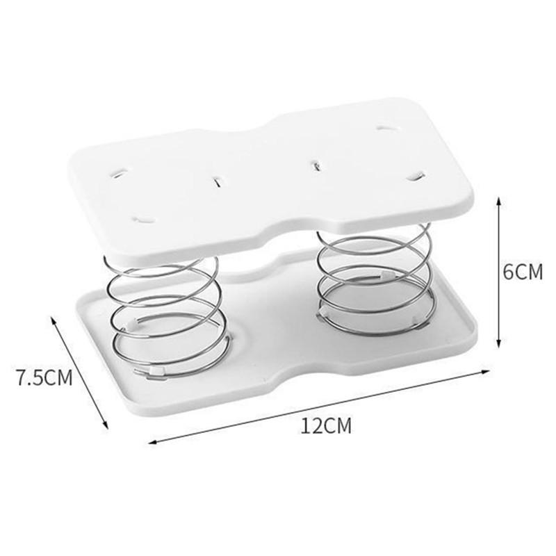 Tissue Box Dispenser Spring Loaded Bathroom Kitchen Organizer with Universal Bracket Home Office Toilet Paper Holder