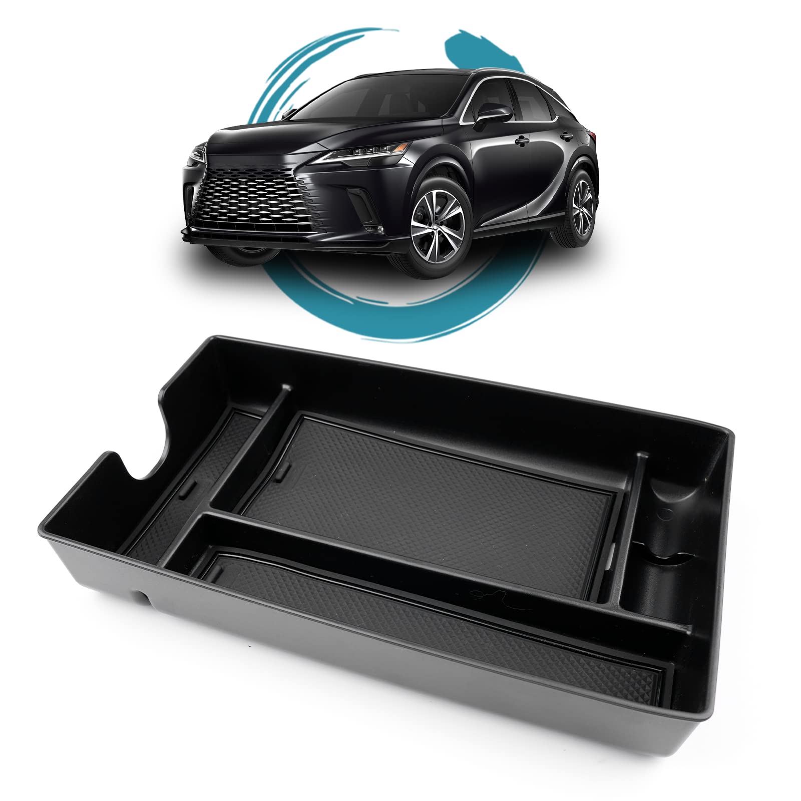 

ruiya Улучшенный Новый Lexus RX 5-го поколения RX500h RX350h Эксклюзивный Консольный Лоток Консольный Лоток Консольный Бокс Центральная Консоль Аксессуары Lexus RX500h Маленький