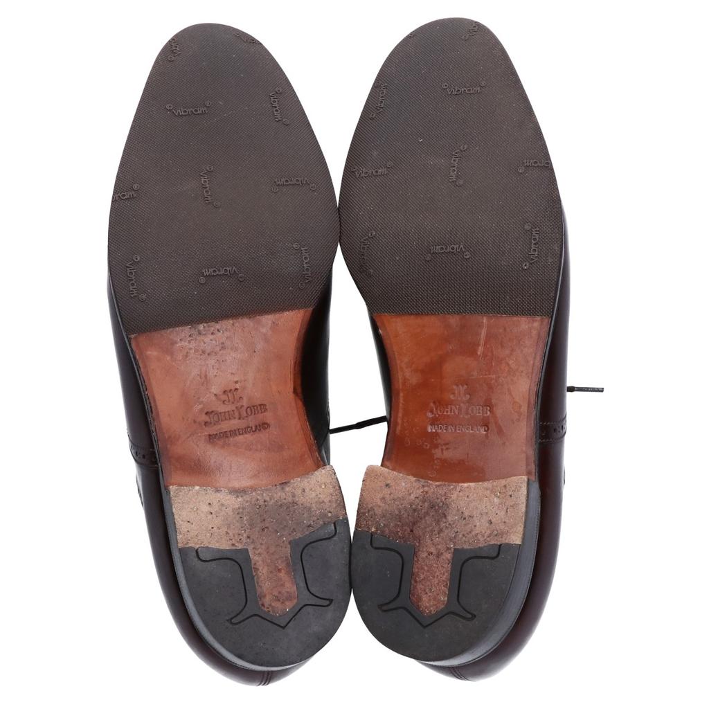 JOHN LOBB SAUNTON 7000 Last Museum Calf Semi Glove Shoes 6 BrownUsed