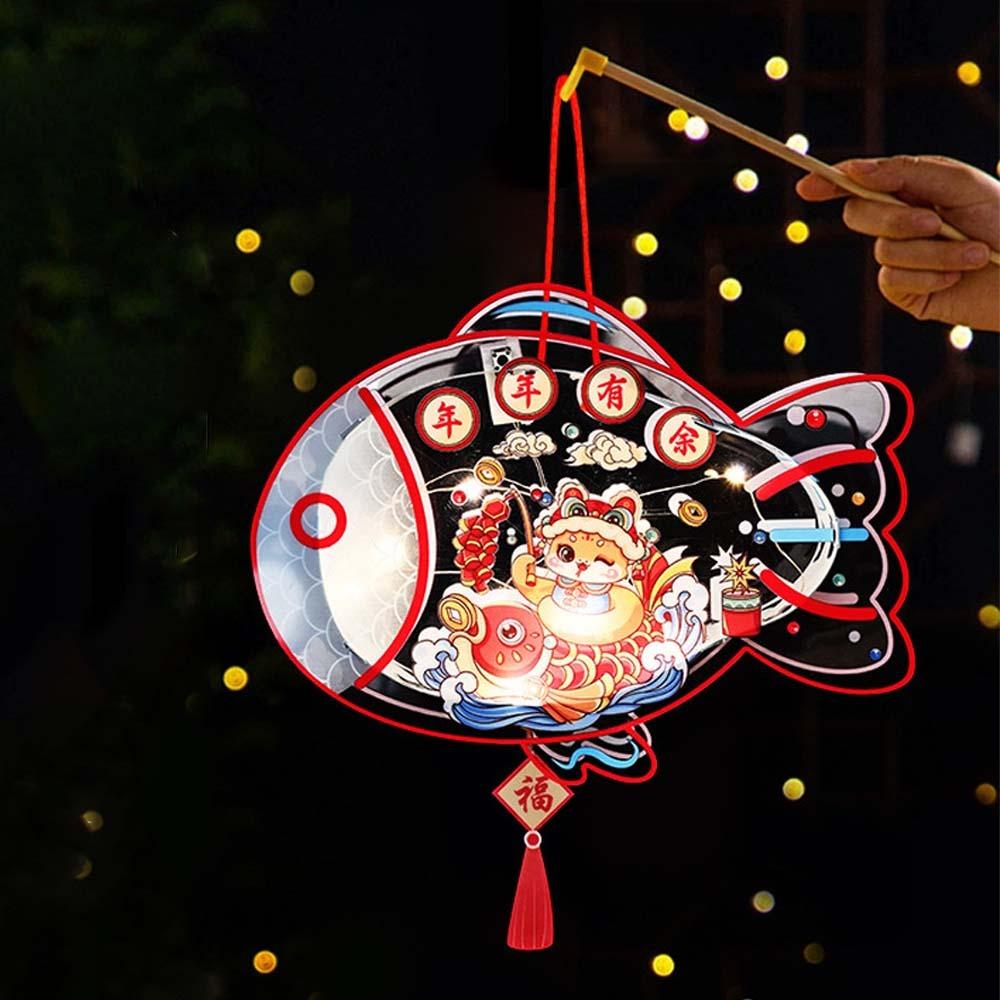 Transparent 2025 Snake Year Portable Lantern Traditional Spring Festival Supplies  Lantern Festival
