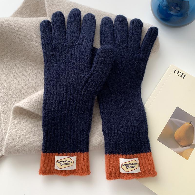 1Pair Women Winter Warm Cycling Riding Outdoor Activities Windproof Thickened Wrist Protection