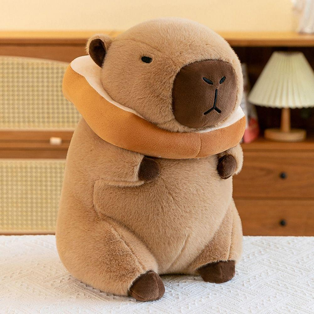 

Тост, имитация капибары, плюшевая игрушка, розовая капибара, имитация капибары, мягкая кукла, милая кукла, мягкая плюшевая подушка капибары коричневый