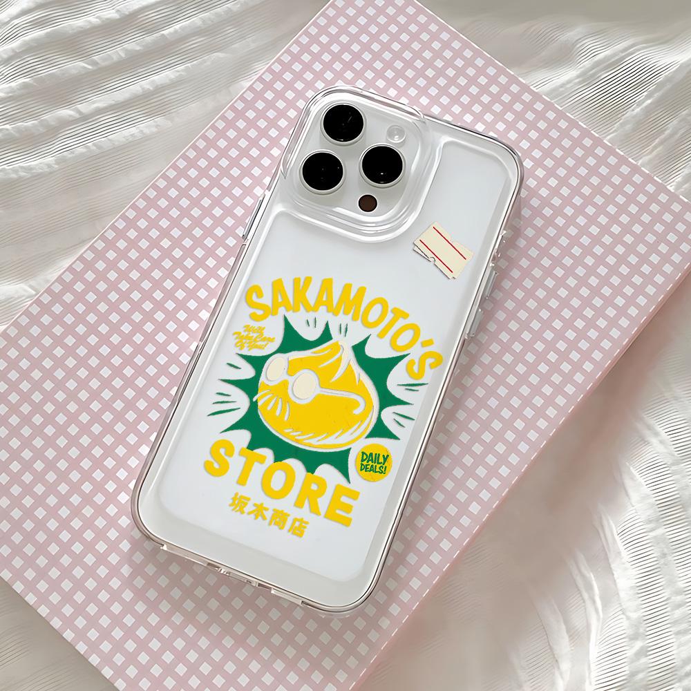 SAKAMOTOS DAYS Handyhülle Für Samsung Galaxy S25 S24 S23 S22 S21 S20 FE Note20 Note10 Edge Plus Ultra Lite 5G Klare Rückseite